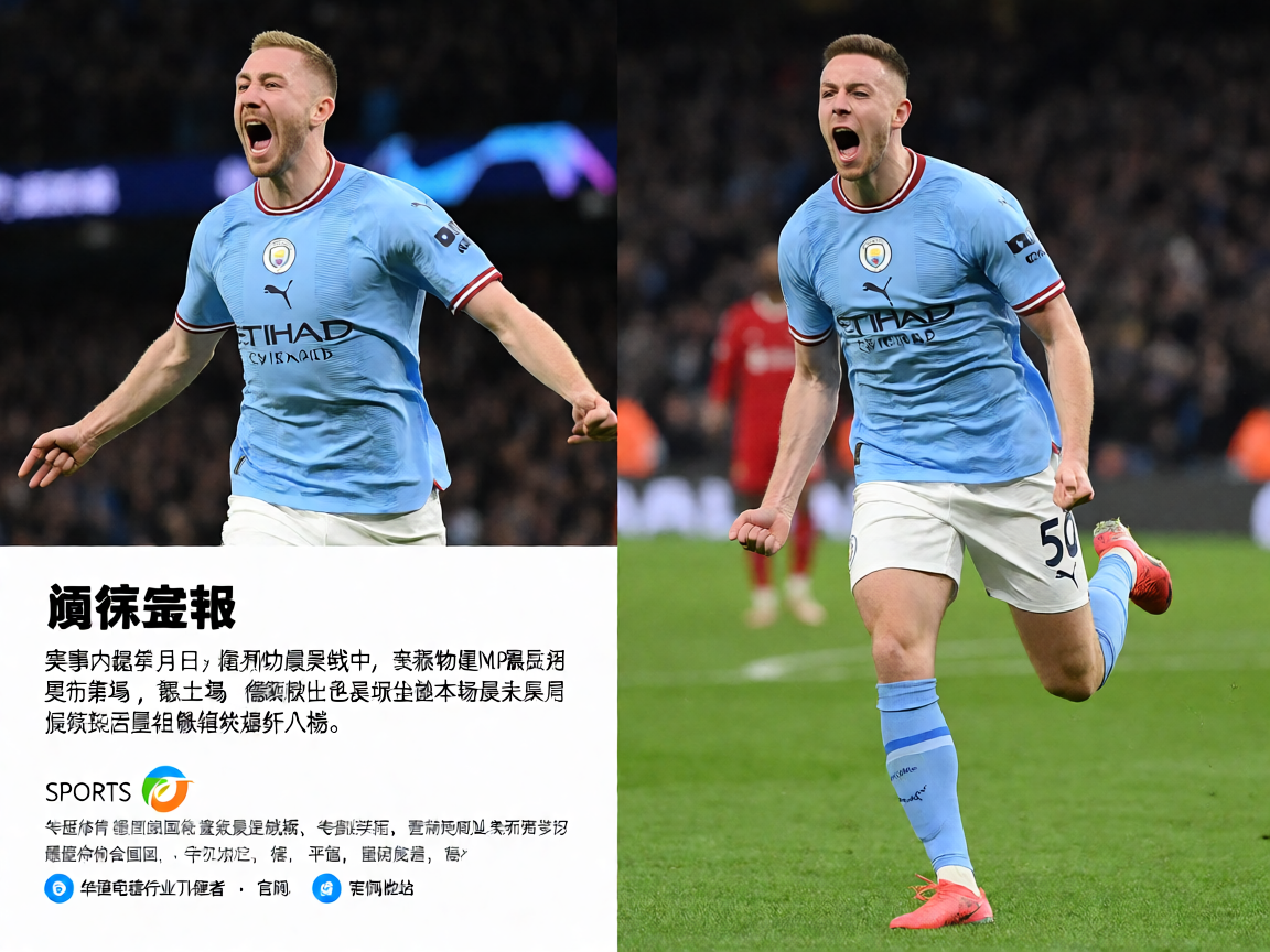 足球比赛进球庆祝瞬间，球员在球场欢呼